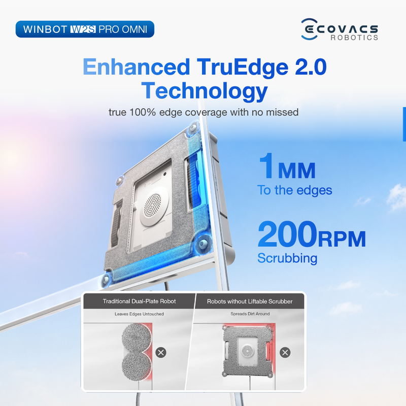 ECOVACS WINBOT W2S Pro OMNI Window Robot Vacuum
