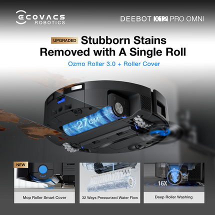 ECOVACS X12 Pro Omni Robot Vacuum Cleaner