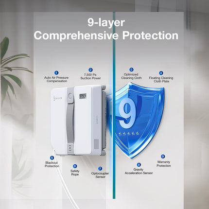 ECOVACS WINBOT Mini Window Robot Vacuum