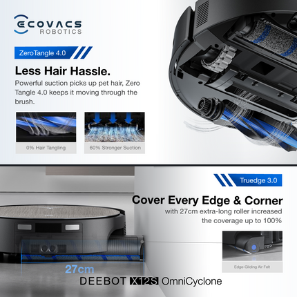 ECOVACS Deebot X12S OmniCyclone Robot Vacuum Cleaner