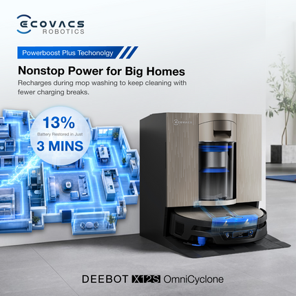 ECOVACS Deebot X12S OmniCyclone Robot Vacuum Cleaner