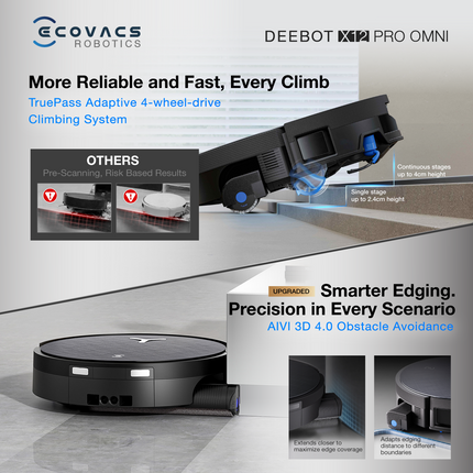 ECOVACS X12 Pro Omni Robot Vacuum Cleaner