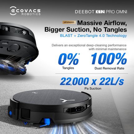 ECOVACS X12 Pro Omni Robot Vacuum Cleaner