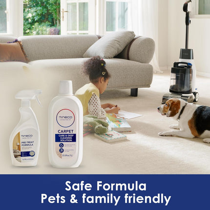 Tineco Carpet Solution & Pretreat Formula Kit For Rug, Carpet, Upholstery | Carpet Vacuum Cleaner
