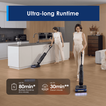 Tineco Floor One i7 Stretch Steam Smart Wet Dry Vacuum Cleaner