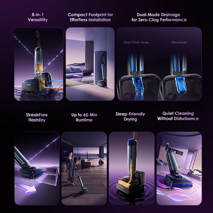 Tineco Floor One Station S7 Auto Smart Wet Dry Vacuum Cleaner