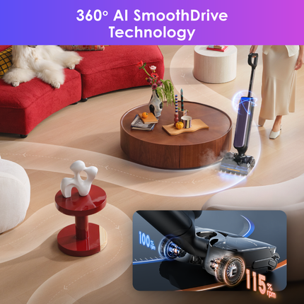 Tineco Floor One S9 Artist Steam Pro Smart Wet Dry Vacuum Cleaner