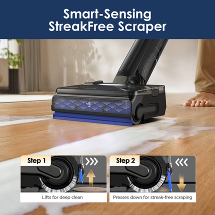 Tineco Floor One S7 Fold Pro Wet Dry Vacuum Cleaner | 22kPa Suction | 3.9kg Lightweight