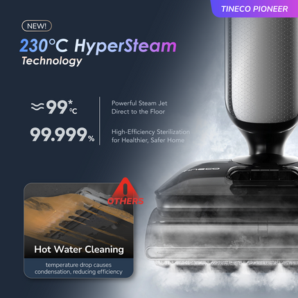 【Hii Hii Family限时团购】 Tineco Floor One S9 Artist Steam Pro Smart Wet & Dry Vacuum Cleaner
