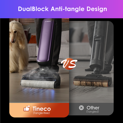 Tineco Floor One S9 Artist Steam Pro Smart Wet & Dry Vacuum Cleaner (Purple)