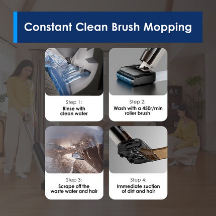 Tineco iFloor Y3 Stretch Cordless Wet Dry Vacuum Cleaner