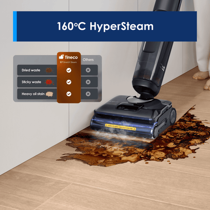 Tineco Floor One S7 Stretch Steam Smart Wet Dry Vacuum Cleaner