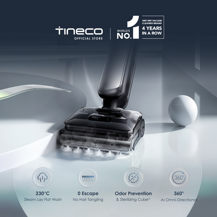 Tineco Floor One S9 Artist Steam Pro Smart Wet & Dry Vacuum Cleaner (Grey)