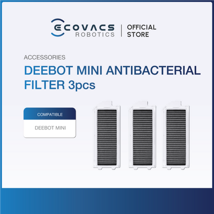 Ecovacs Deebot Mini/Mini 2 Accessories Listing - Accs Kit, Dustbag, Mop Pads, Roller Brush & Water Tank