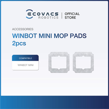 ECOVACS WINBOT W2 OMNI/WINBOT MINI Accessories Listing - Mop Pads, & Cleaning Solution