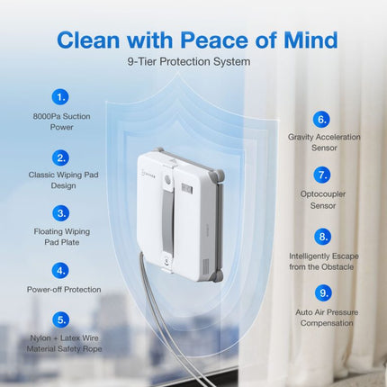 ECOVACS Winbot Mini 2 Window Robot Vacuum