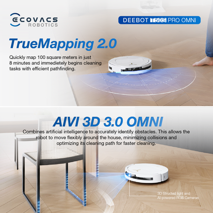 ECOVACS Deebot T50S Pro Omni Robot Vacuum