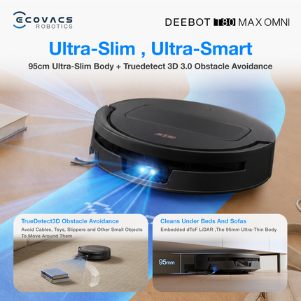 ECOVACS DEEBOT T80 Max Omni Robot Vacuum Cleaner
