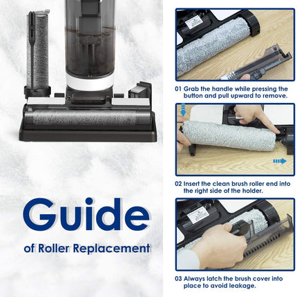 Tineco Brush Roller for Floor One S3 / iFloor Breeze / iFloor 2 Wet Dry Vacuum Cleaner Accessories