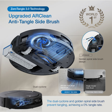 ECOVACS DEEBOT T80 Omni Floor Washing Robot Vacuum