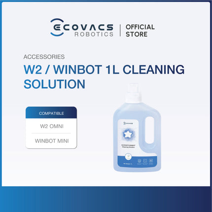 ECOVACS WINBOT W2 OMNI/WINBOT MINI Accessories Listing - Mop Pads, & Cleaning Solution
