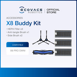 ECOVACS Deebot X8 Pro Omni - Accessories Kit, Roller Mop & Dustbag